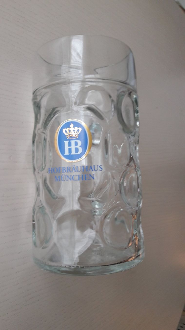 Bicchieri: Hofbräuhaus Glaskrug – Nuovo (secondo la descrizione) da Lenzburg venduto da StevieD 3