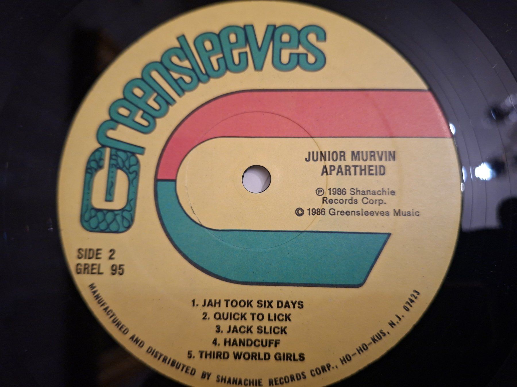 Dischi in vinile: Reggae LP - Junior Murvin - Apartheid - 1986 – Usato da Bernex venduto da Wannabehasbeen01 4