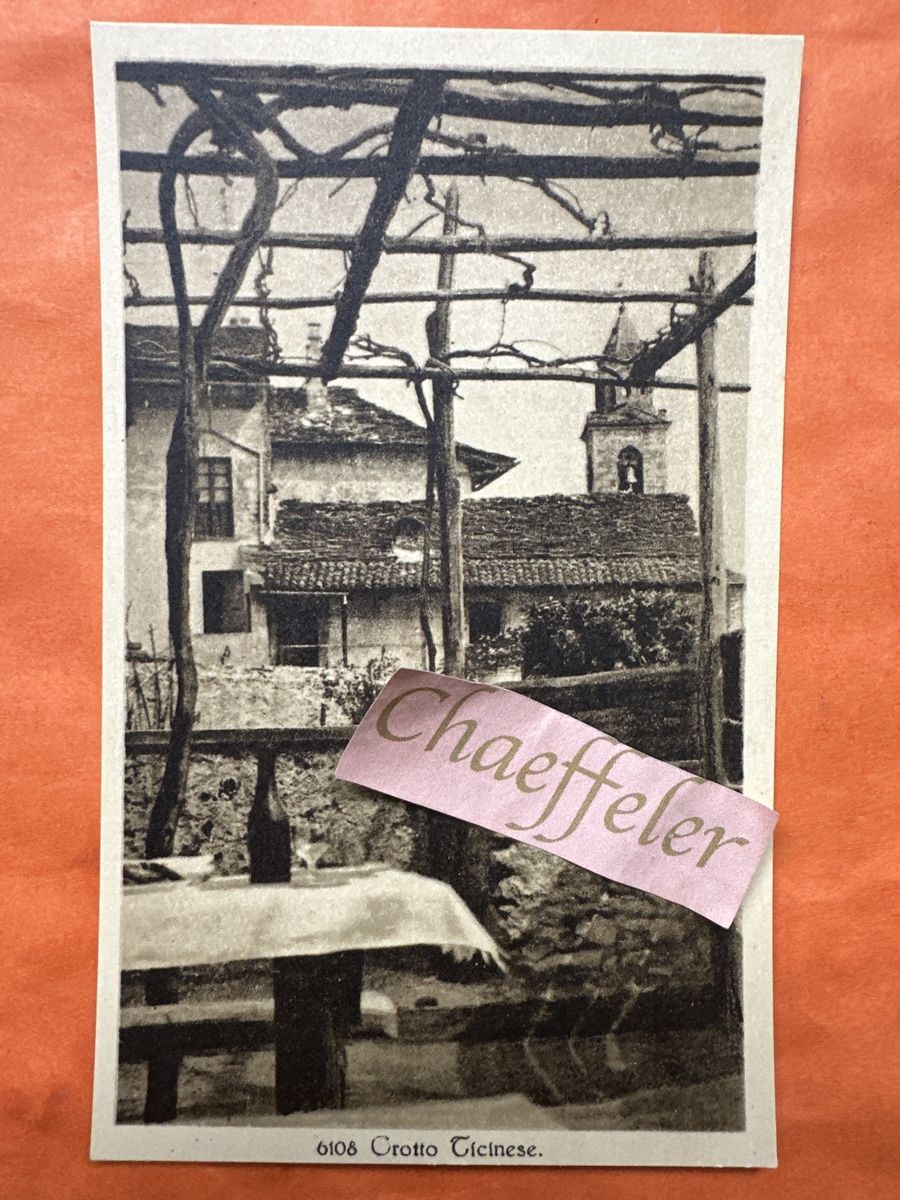Cartoline postali: 6108 Grotto Ticinese,  – Usato da Zürich venduto da Chaeffeler