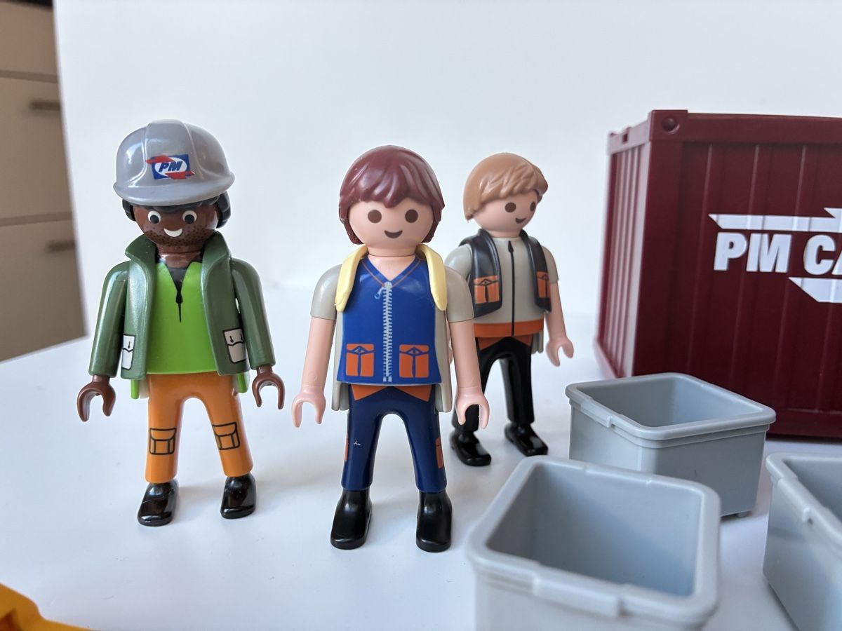 Playmobil Giocattoli: Playmobil 5259 Cargo Loading Team – Usato da Lucens venduto da metaD 6