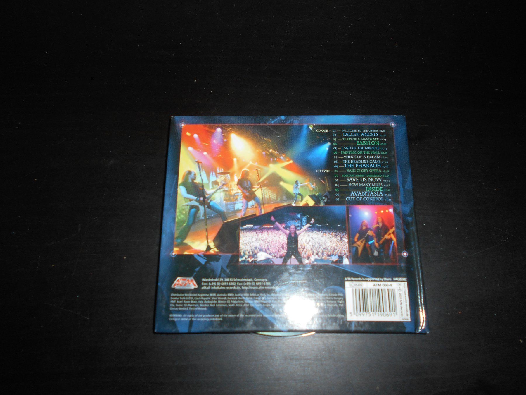 CDs: Edguy – Burning Down The Opera (Live) / 2003 2 CDs Digibook – D'occasion à Aarberg par witchhunter01 1