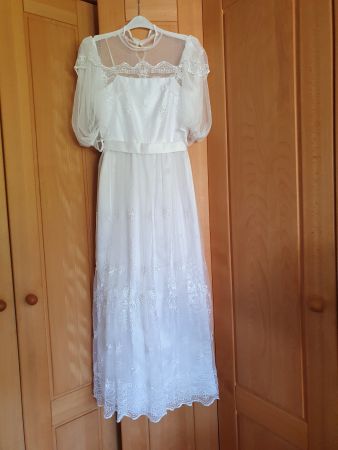 Hochzeitskleid  vintage 80er Jahre Gr. 38