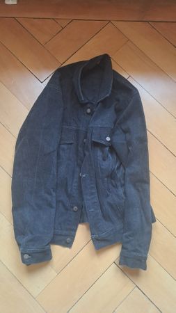 Jeansjacke Unisex Marke Rework dunkelgrau Grösse M