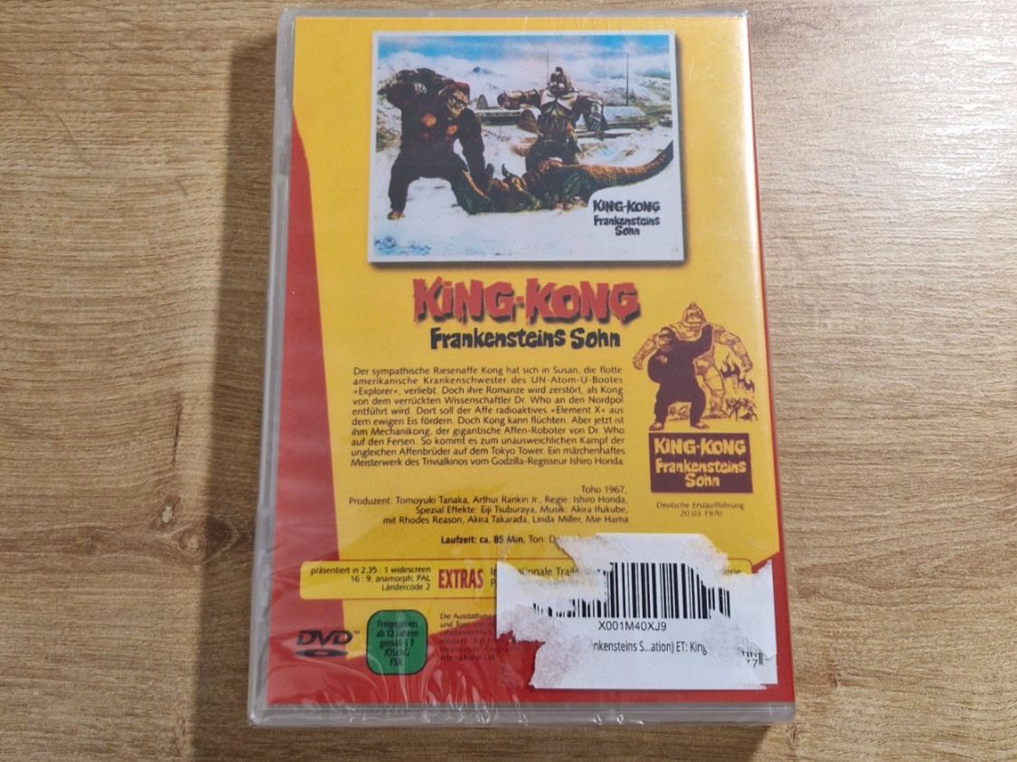 King- Kong - Frankensteins Sohn (1967) NEU OVP RAR DVD (Neu und ...
