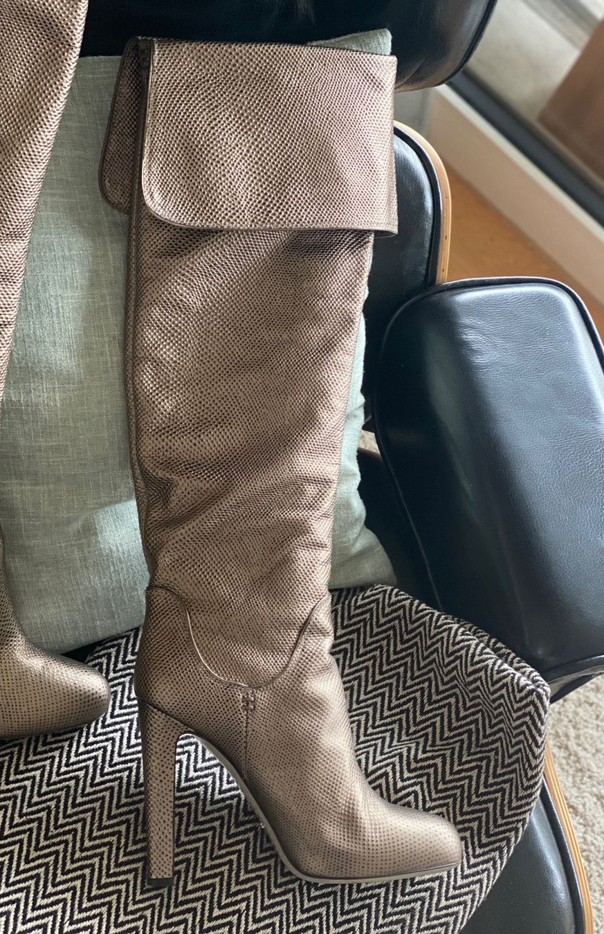 Sergio Rossi Scarpe da donna: Sergio Rossi Overkneestiefel – Usato da Uster venduto da Charis5 5