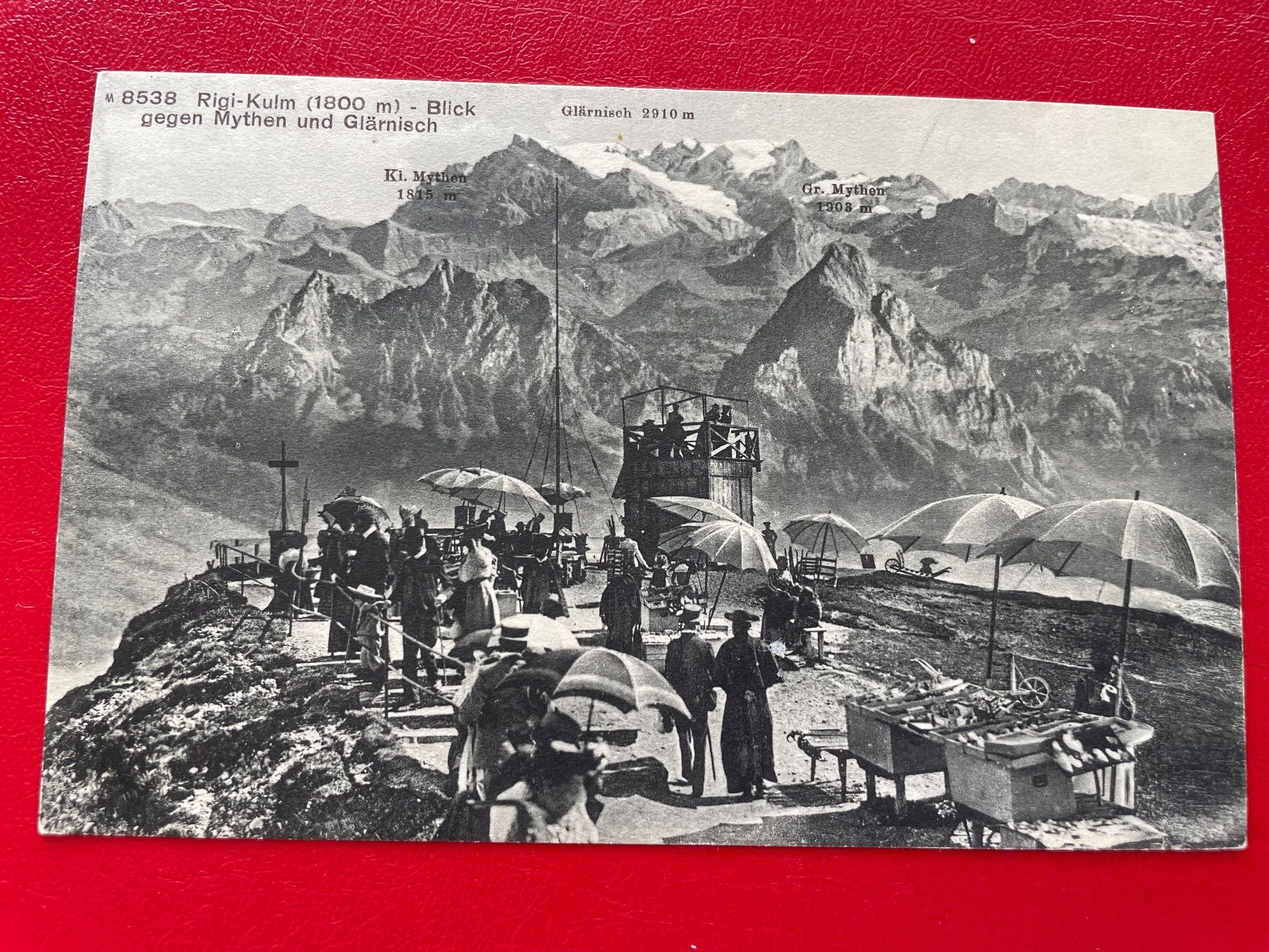 Cartoline postali: Rigi-Kulm Blick gegen Mythen und Glärnisch – Usato da St-Légier-La Chiésaz venduto da Theo005