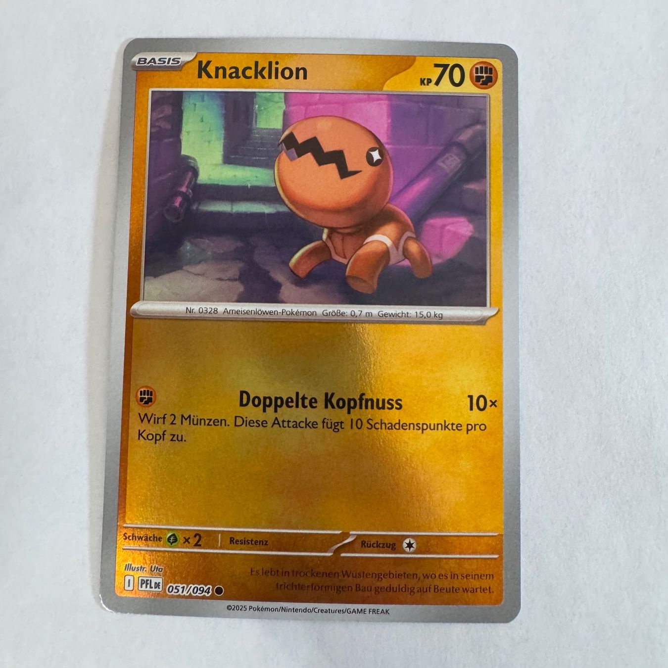 Pokémon Carte collezionabili: Pokémon PFL - Knacklion - 51 / 94 - DE – Nuovo (secondo la descrizione) da Staad SG venduto da miaCards