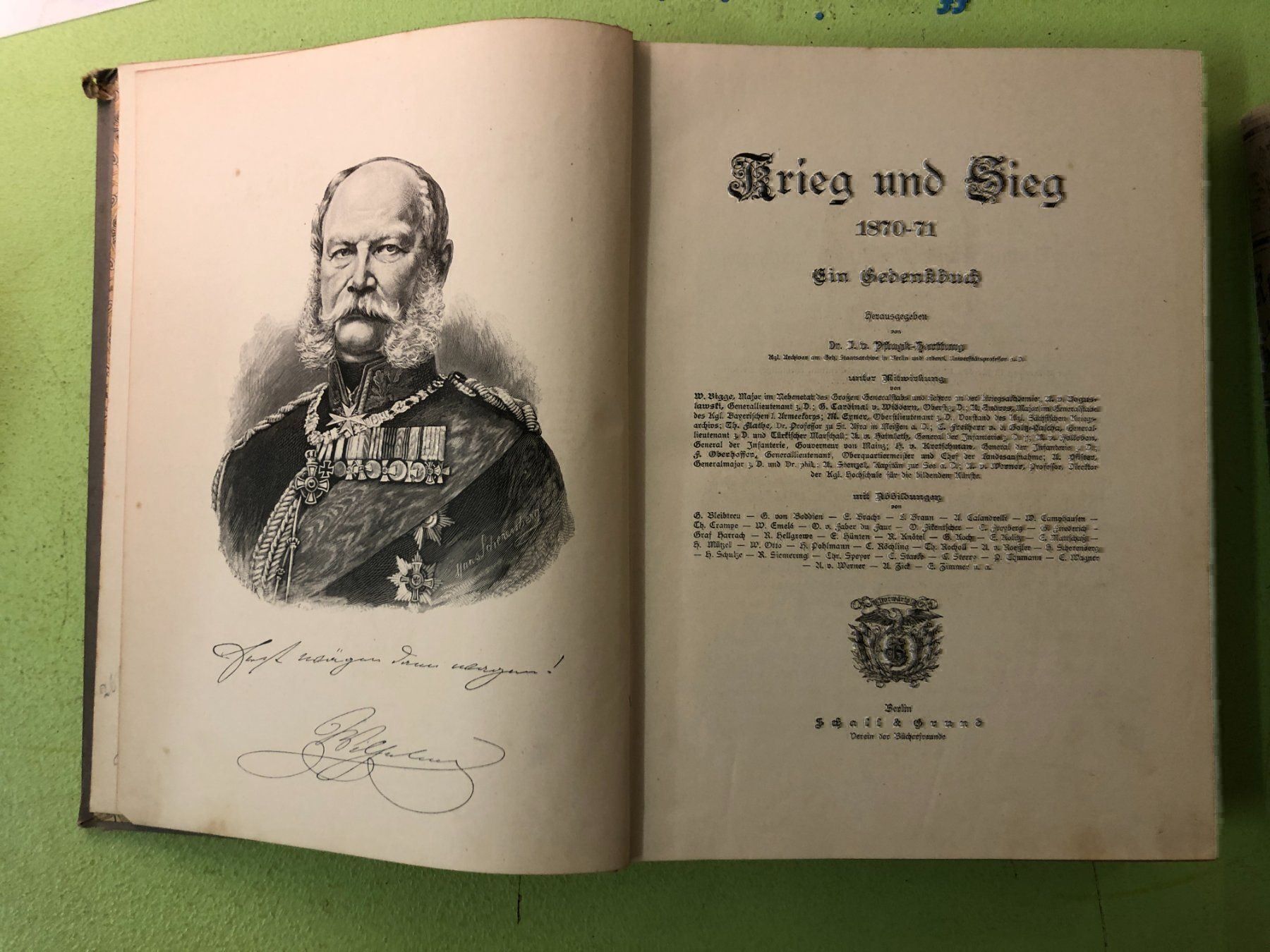 Bücher: Pflugk-Harttung: Krieg und Sieg 1870-71 – Gebraucht aus Zürich von allp 2