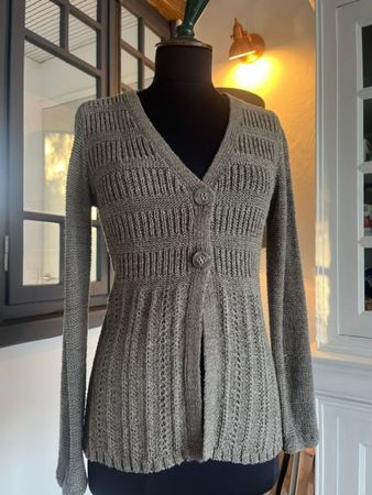 Strickjacke oliv Gr. S