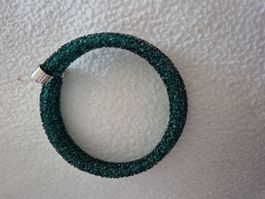 Original Swarovski Stardust Double Armband Grün