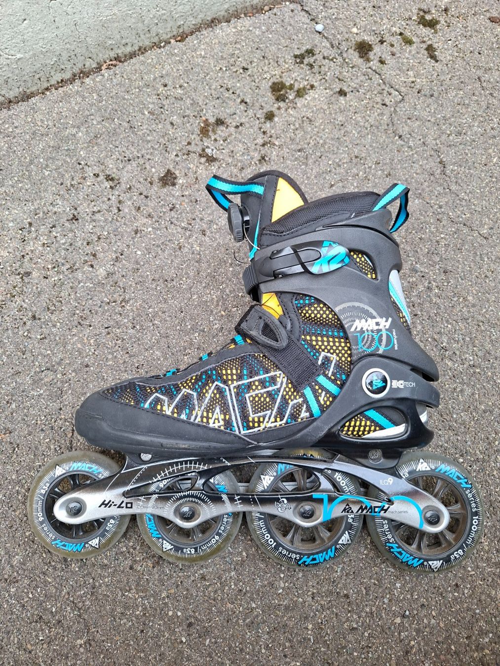 K2 Pattini in linea & Pattini a rotelle: Inline Skates K2 Mach 100 Custom Fit Boa – Usato da St. Gallen venduto da Paig 3