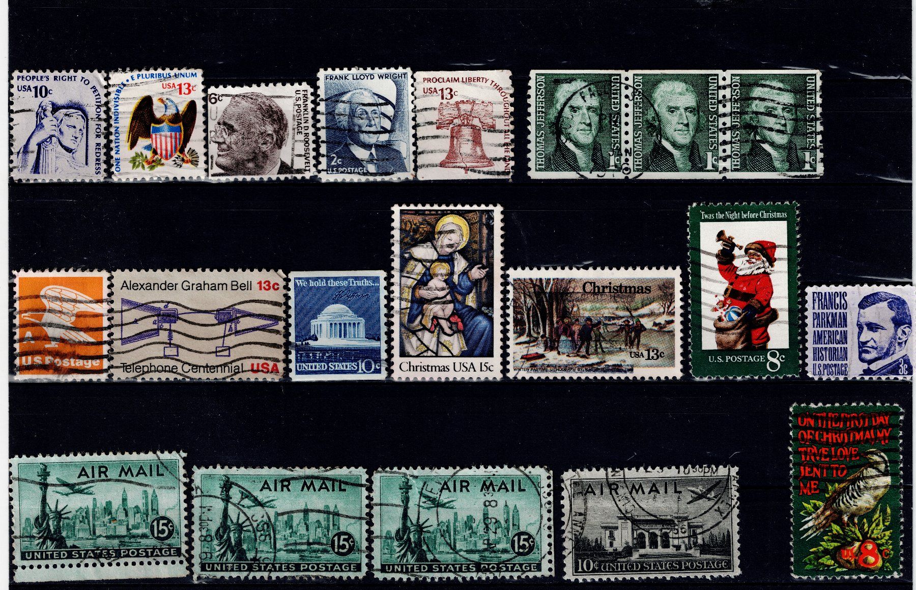 Tutti i francobolli: Briefmarken 137x USA – Usato da Tenniken venduto da mik_6mxg 9