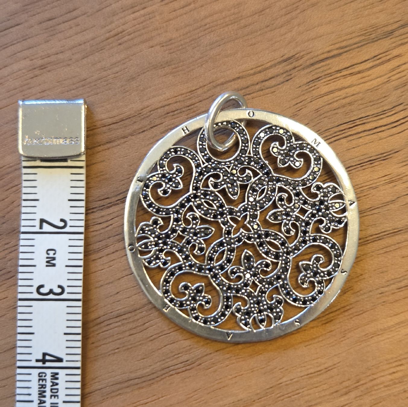Thomas Sabo Anhänger: Thomas sabo Amulett mit Zirkonia schwarz – Gebraucht aus Neuhausen von Nemoli 1