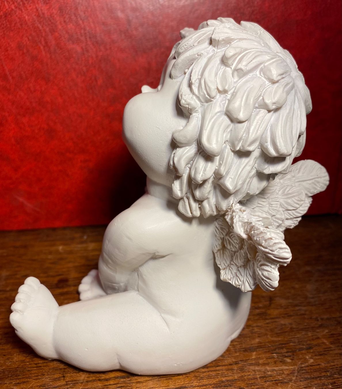 Statuette: Engelfigur H:13cm. B:12.5x9 cm -Neu – Nuovo e nell'imballaggio originale da Zäziwil venduto da Emlea 1