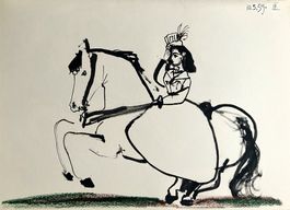 Pablo Picasso - Originale Vintage-Lithographie von 1961