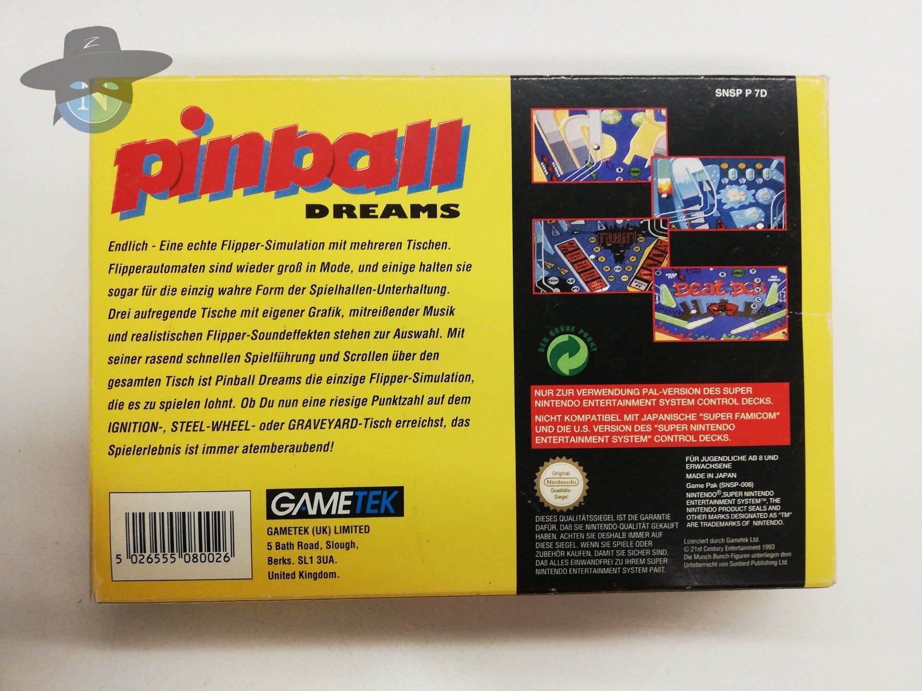 Nintendo Giochi: Pinball Dreams / Super Nintendo SNES – Usato da St. Gallen venduto da zorro_dc 1