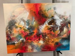 Blue Edge - Acrylgemälde von William Malucu