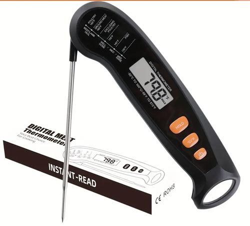 Misurare: Digitales Lebensmittel-Thermometer mit einklappbarer Sonde – Nuovo e nell'imballaggio originale da Liestal venduto da OMAROSHOP