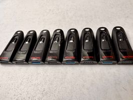 8x SanDisk USB 3.0 Sticks 64 GB