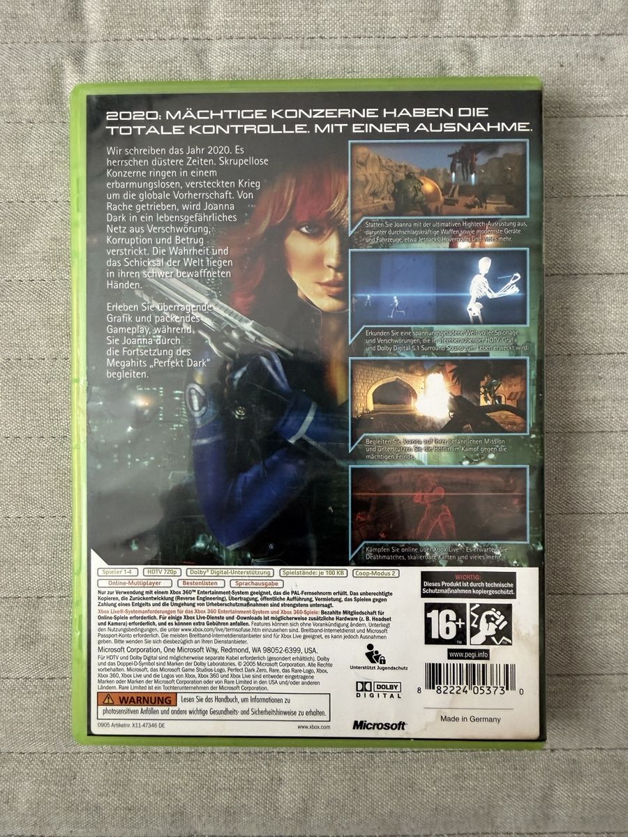 Microsoft Giochi: Perfect Dark Zero für Xbox 360 – Usato da Thunstetten venduto da Virus_33 2