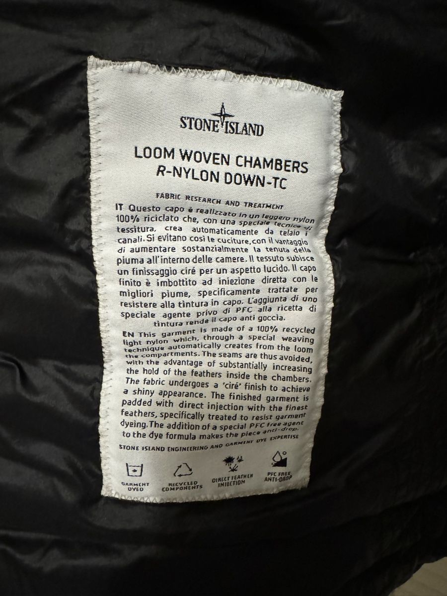 Stone Island Giacche: Stone Island Black Loom Woven Jacket , size L – Usato da Zürich venduto da Andriy_Zurich 5