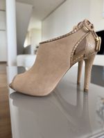 New Genuine Suede Michael Kors Beige Pumps, Size 36,5