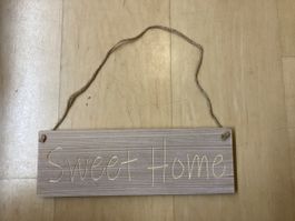Schild, Holz, Geschenk