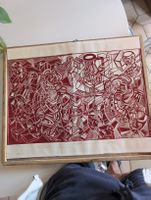 Gravure signée Succi 1980 "La grande fugue" 60/100 bon état