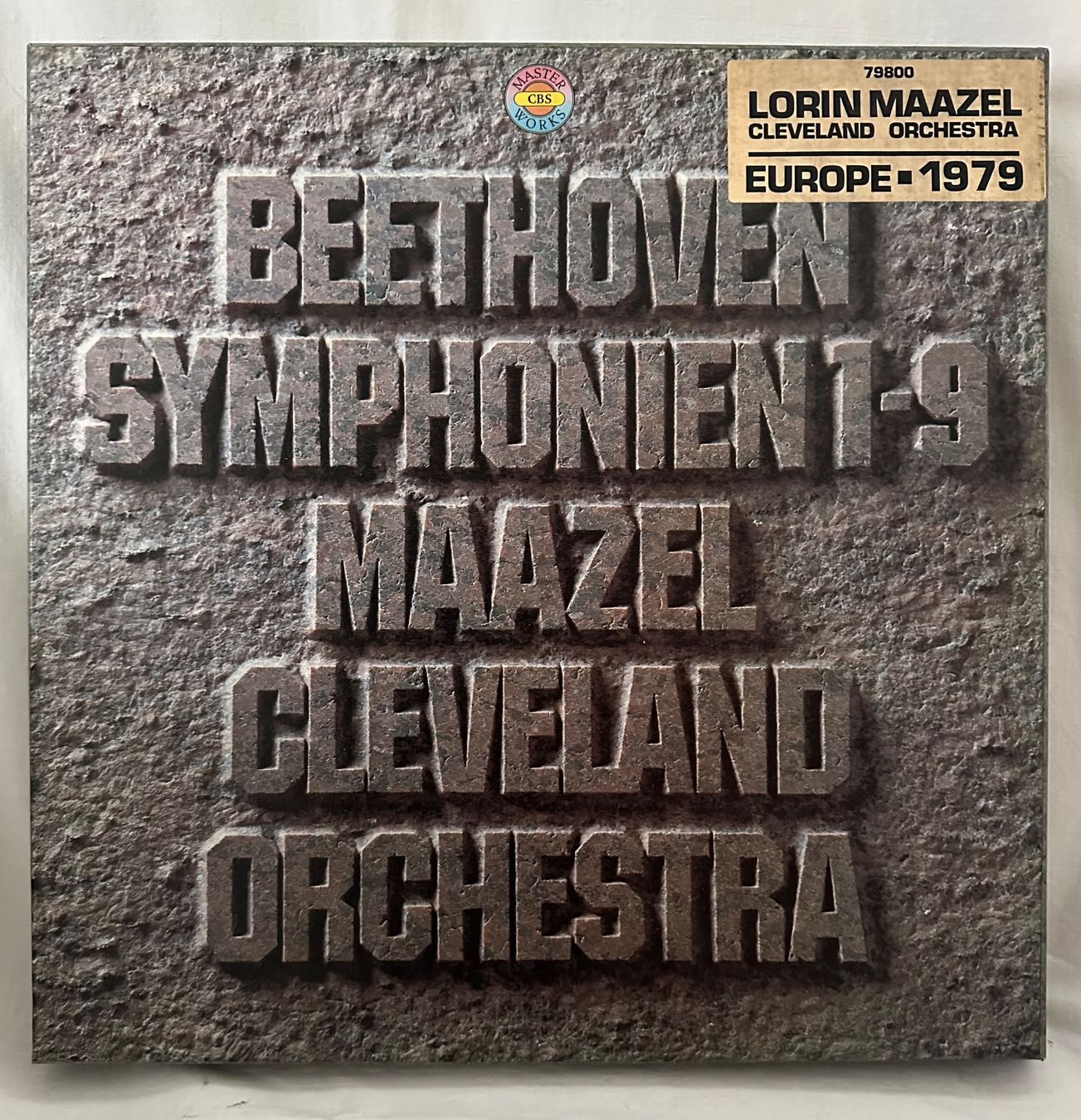 Dischi in vinile: Schallplattenbox Beethoven Symphonien 1-9 – Nuovo (secondo la descrizione) da Winterthur venduto da jud_xfw6