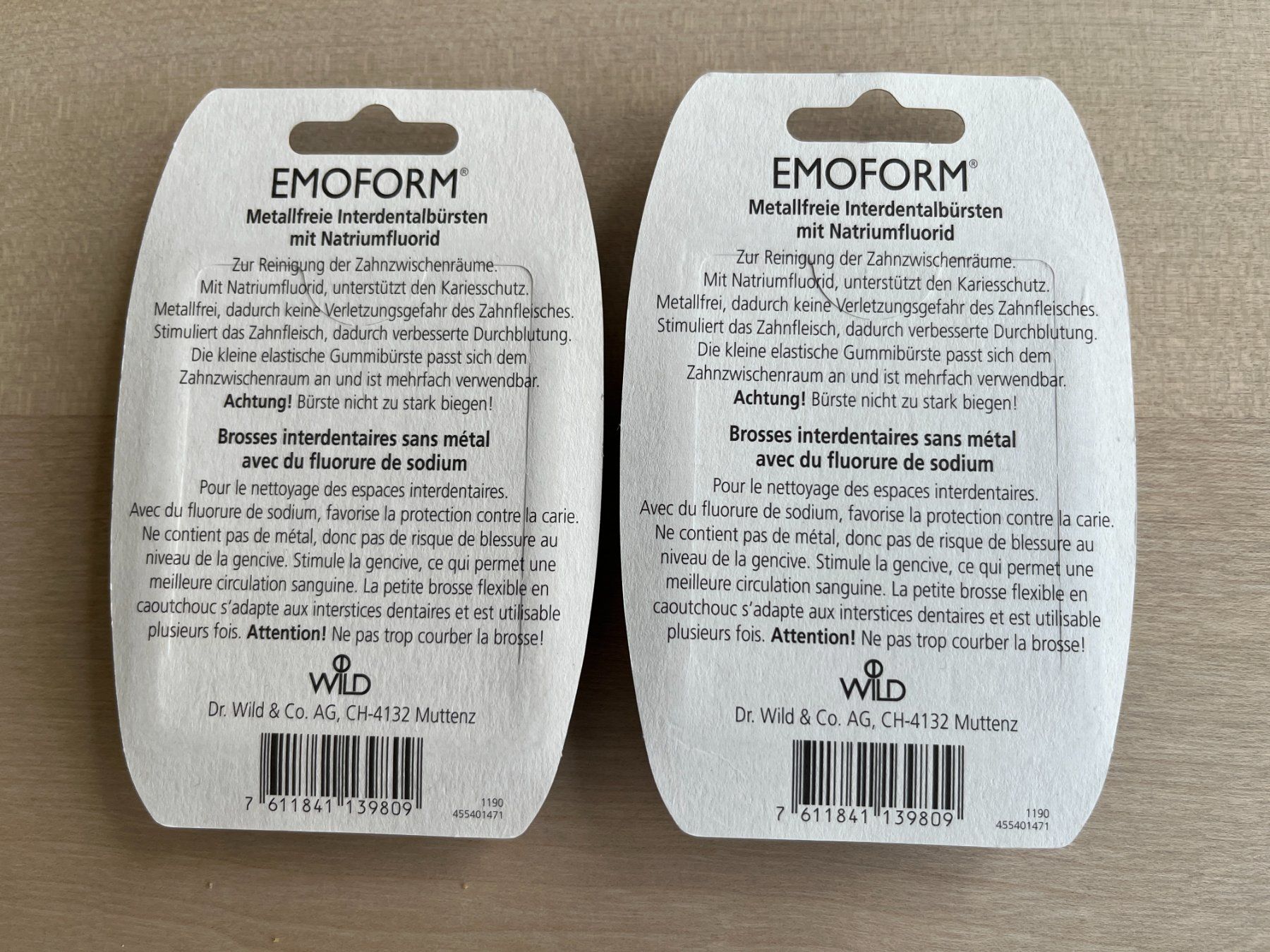Cura dei denti: Emoform Interdentalbürsten Metallfrei 2 x 20 Stück "NEU" – Nuovo e nell'imballaggio originale da Uetendorf venduto da Florabella01 1