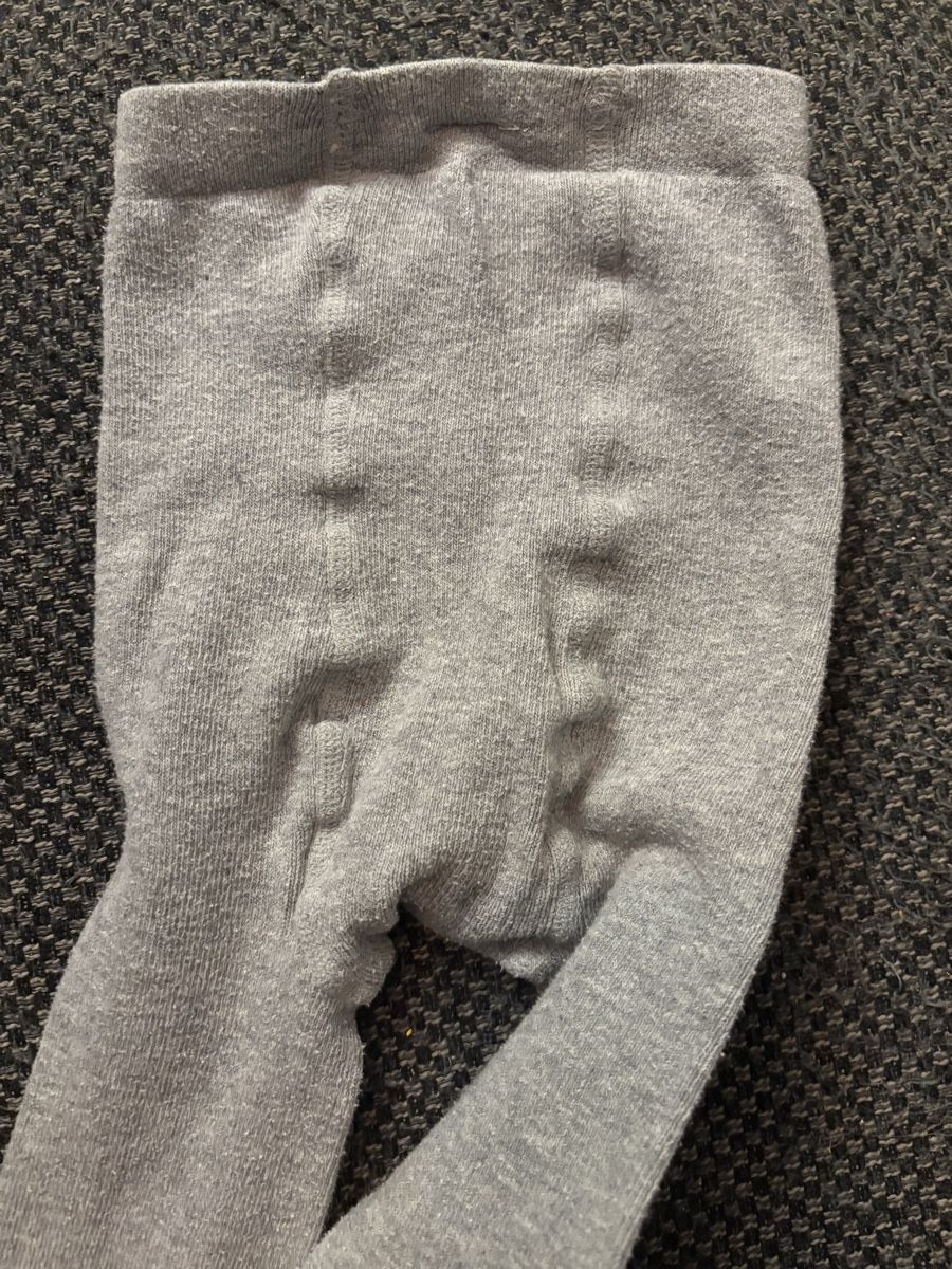 H&M Strümpfe & Strumpfhosen: Strumpfhose Baumwolle Hellgrau H&M 110/116 – Gebraucht aus Herzogenbuchsee von MoLa85 1