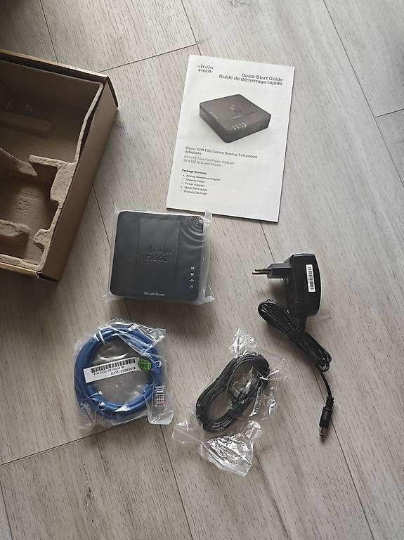 Cisco Unità & Adattatore: Cisco SPA122 ATA mit Router – Nuovo (secondo la descrizione) da Eiken venduto da josemiall