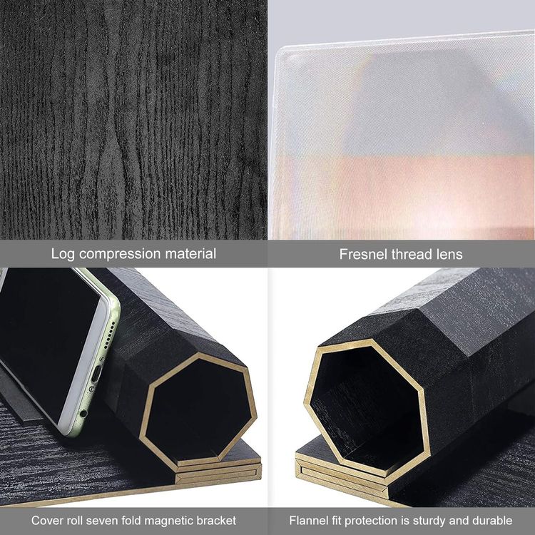 16 Zoll Bildschirmlupe Für Handy - Faltbare 3D HD Vergrößerungslinse