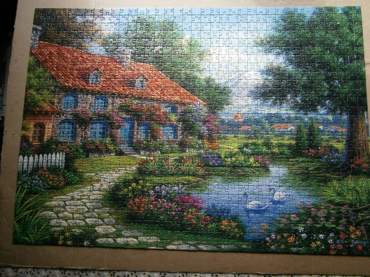 Puzzle: Puzzle 1000 Teile Idyllische Hütte – Usato da Pratteln venduto da 66werni 1