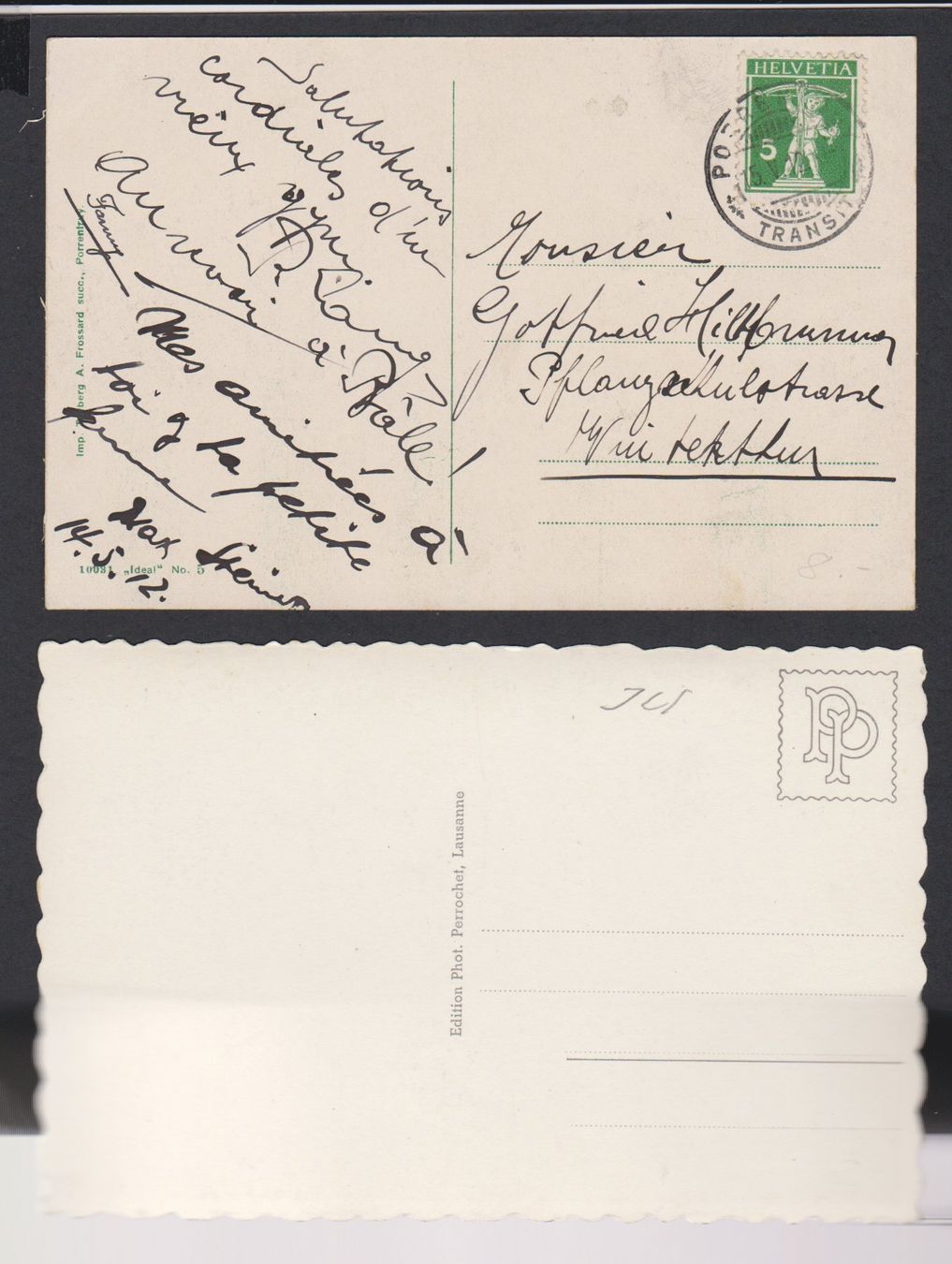 Cartoline postali: Porrentruy  JU   -   5 alte Ansichtskarten – Usato da Vitznau venduto da Ropaku 1