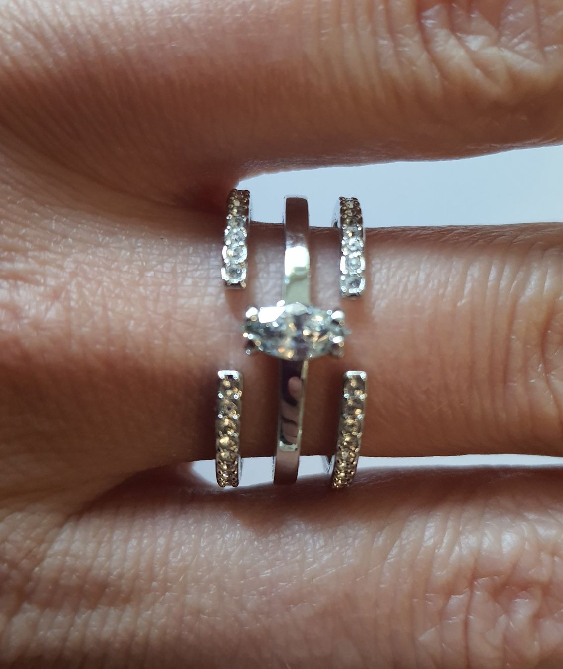 Swarovski Ringe: Swarovski Spiral Gray Ring Silber Pavé NEU – Neu (gemäss Beschreibung) aus Zollikerberg von Sell-Buy-it