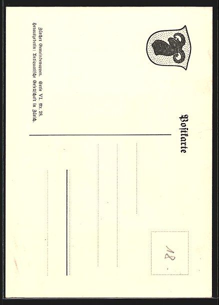 Cartoline postali: Künstler-AK Wildberg, Gemeindewappen – Usato da Berlin venduto da bartko-reher 1
