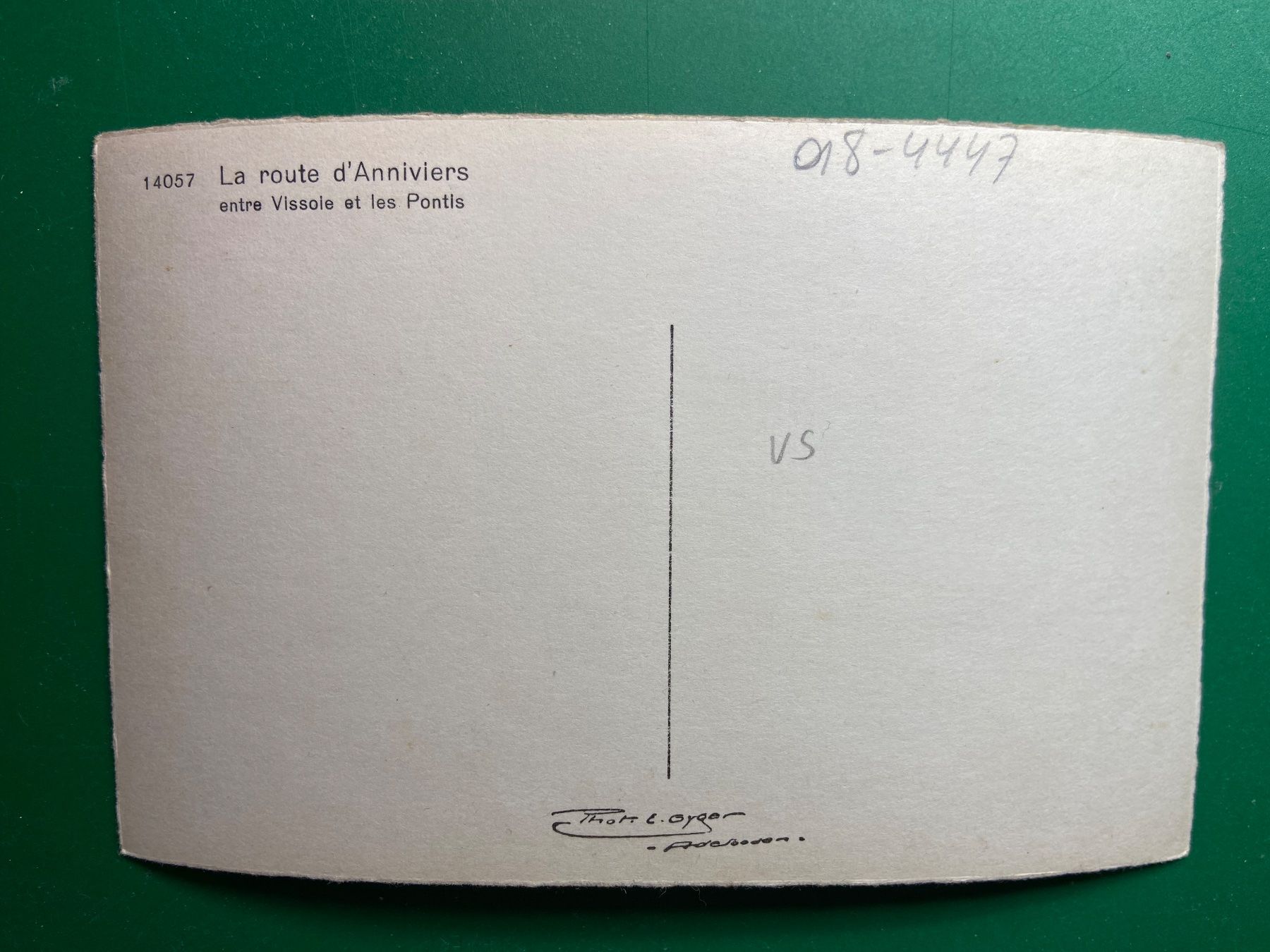 Cartoline postali: La route d'Anniviers – Usato da Steg VS venduto da _vinci_ 1