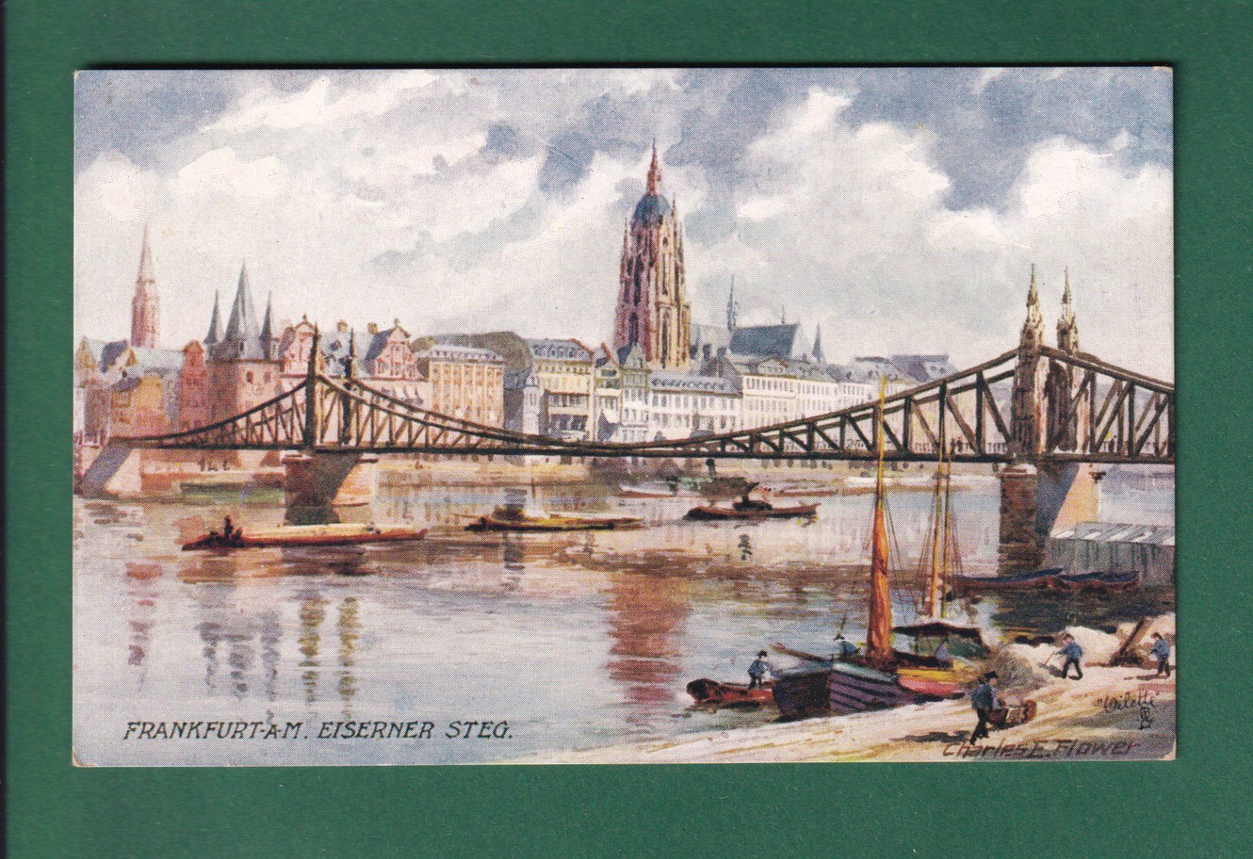 Cartes postales: FRANKFURT - Eiserner Steg – D'occasion à Pully par nicecards-shop