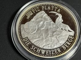 9. 1 Medaille 999 Silber. 20 Gramm