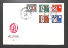 1957 FDC Pro Patria illustriert und ohne Adresse