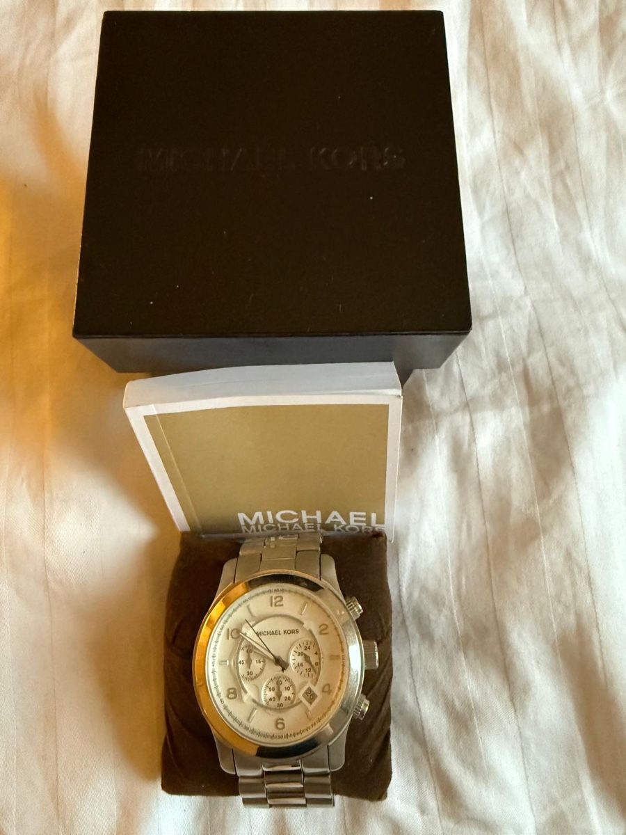 Michael Kors Orologi: Michael Kors Uhr Silbrig – Usato da Lachen SZ venduto da mima41