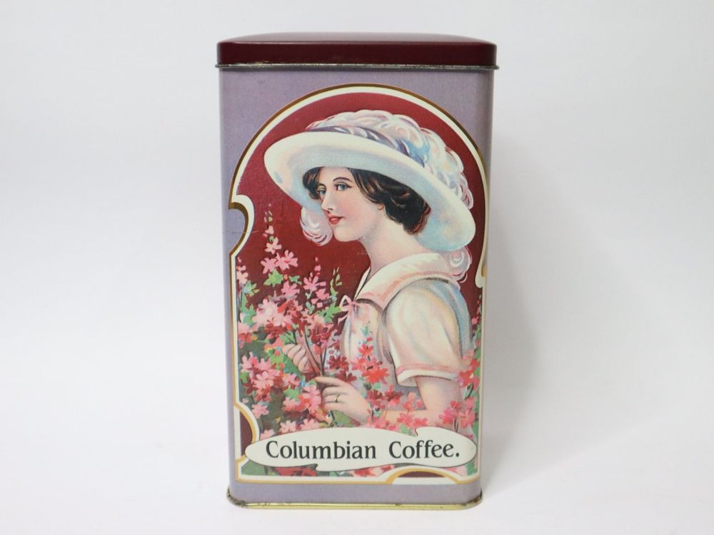 Blech Kaffeedose Columbian Coffee made in England Kaufen auf Ricardo