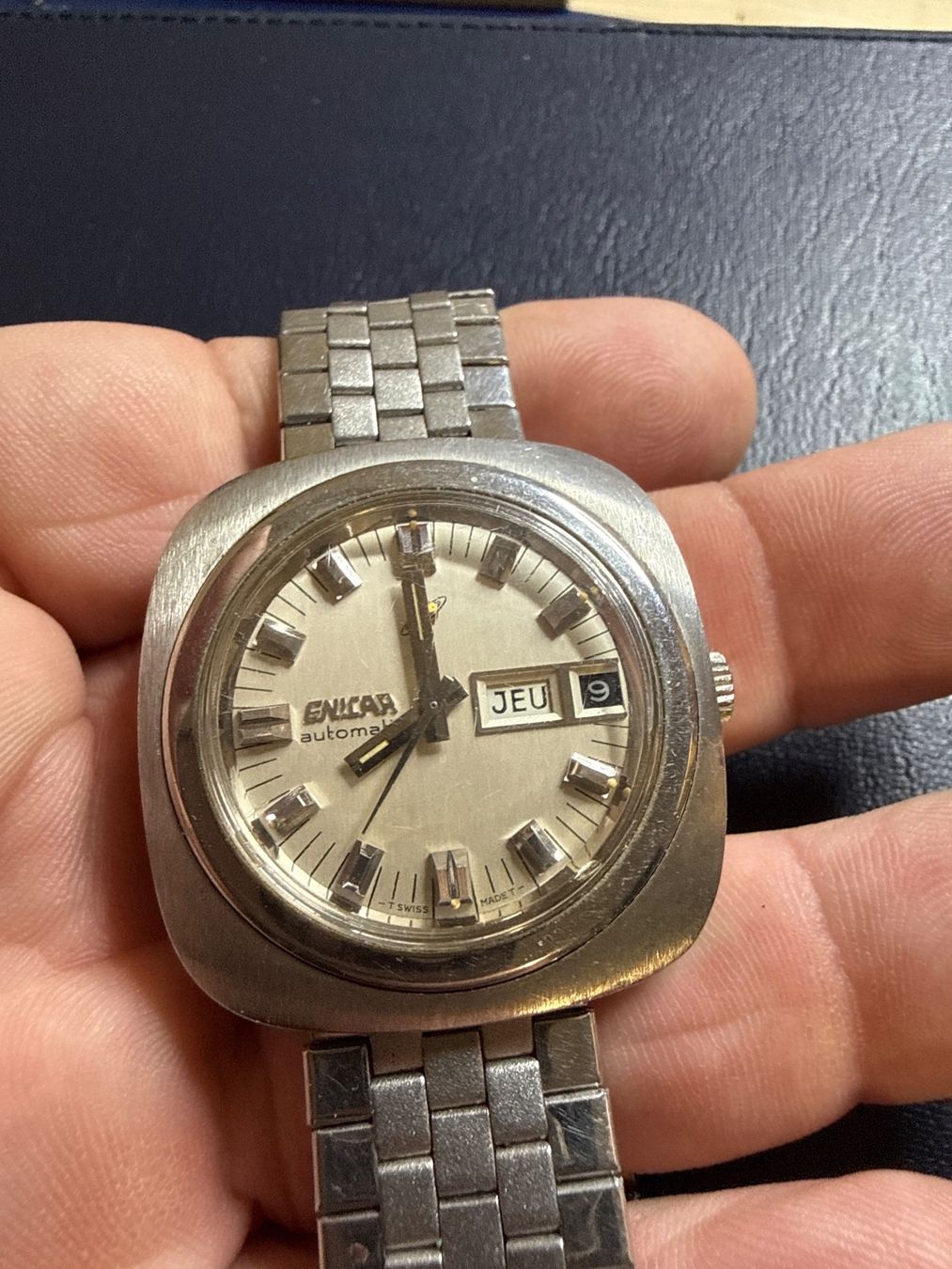 Enicar Orologi: Enicar Vintage Automatic 37 mm – Usato da Pfeffingen venduto da Allhandelklgwatches