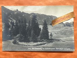 1918 Am Säntisweg bei Siebenbrunnen, Gamskopf- Lütispitz
