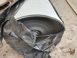 Betontherm-Rolle Dammung Isolation Betonieren Baustelle
