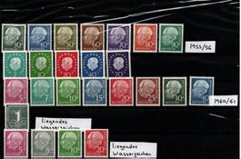 Allemagne Theodor Heuss 1955/1956 & 1960/1961