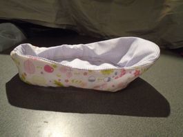 Baby-Bett, Stoff, Marienkäfer/Blätter/Früchte