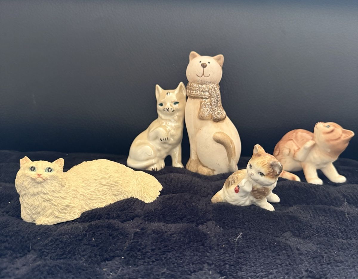 Statuette: 5 Katzenfugur – Usato da Biel/Bienne venduto da Katja01112