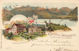 Gruss aus Sigriswil am Thunersee 1897